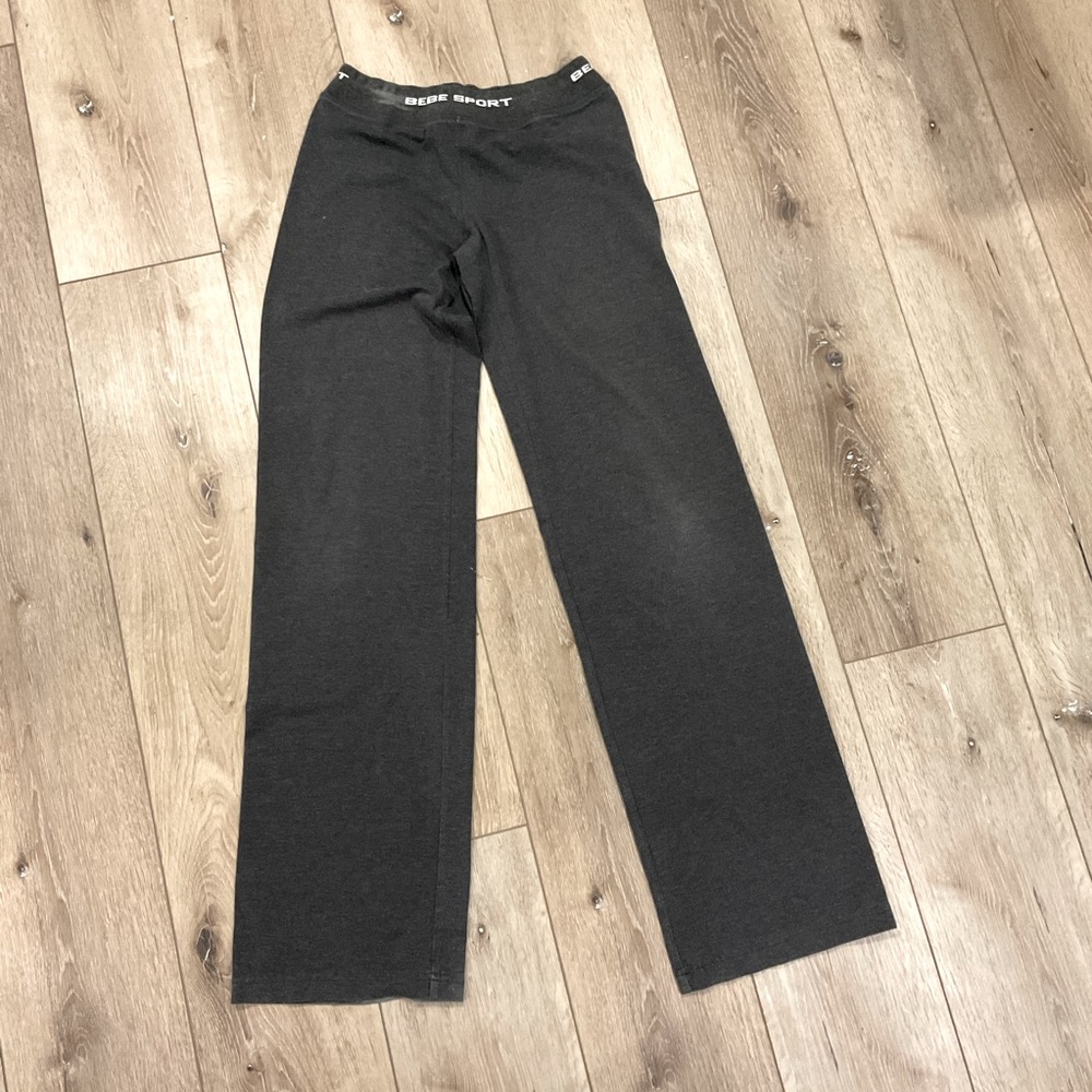 Vintage Bebe Straight Leg Stretch Cotton Pants